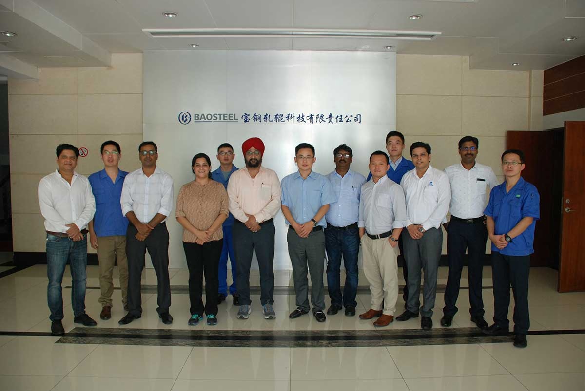 TATA STEEL INDIA VISIT BAOSTEEL ROLL